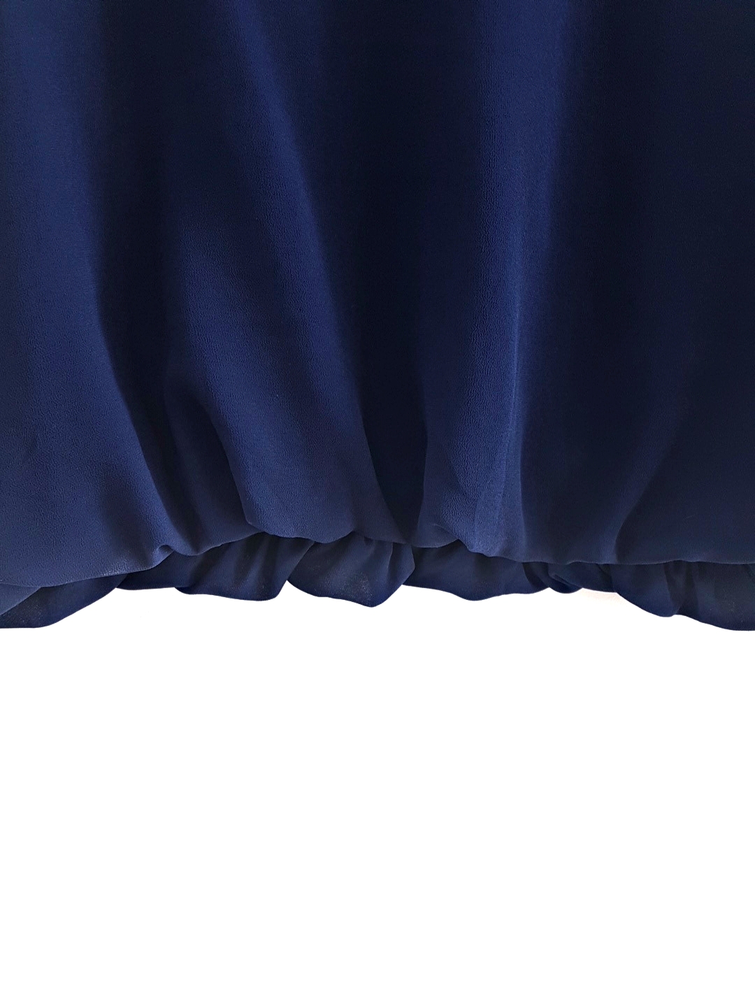 Blouse fluide manche 3/4 chauve souris élastique à la taille col rond. – Image 5