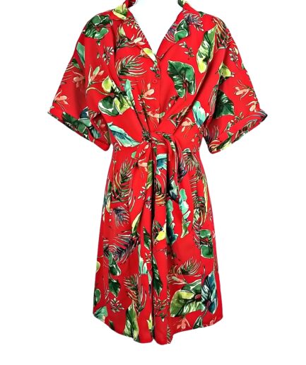Robe mi-longue. Défaut : intérieur à recoudre.